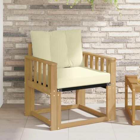 Sofá de exterior Madera maciza de acacia y textileno