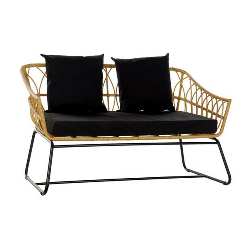

Sofá de Jardín DKD Home Decor Metal Ratán (132 x 58 x 80 cm)