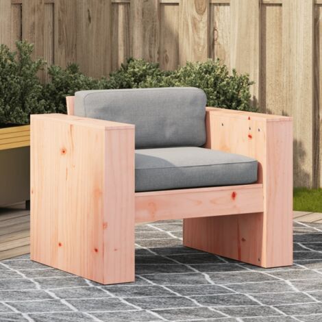 Sofá de jardín madera maciza Douglas 79x60x62 cm vidaXL