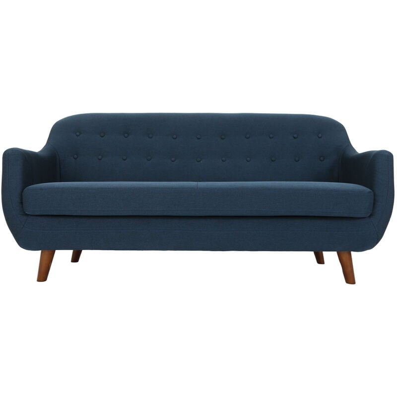 

Sofá diseño 3 plazas azul YNOK