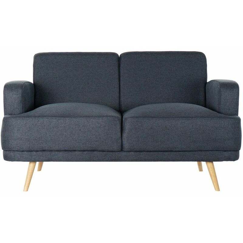 

Sofá DKD Home Decor Azul Poliéster Metal Glam (135 x 70 x 76 cm)