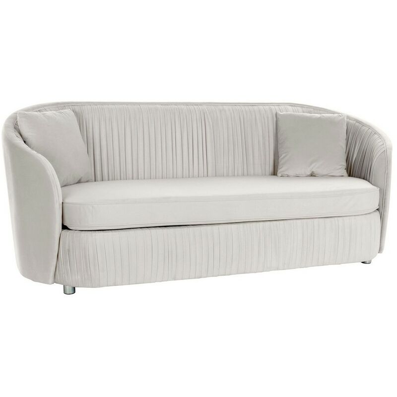 

Sofá DKD Home Decor Beige Metal Velvet (209 x 87 x 84 cm)
