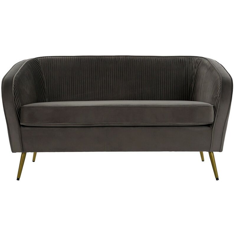 

Sofá DKD Home Decor Gris Poliéster Glam (135 x 70 x 73 cm)