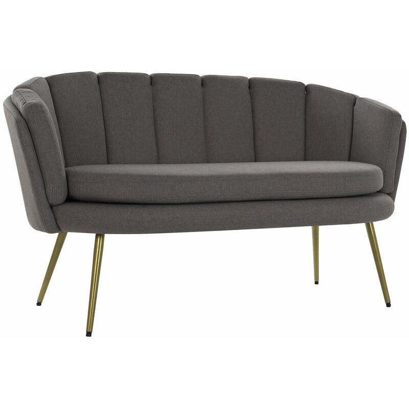 

Sofá DKD Home Decor Gris Poliéster Metal (141 x 74 x 78 cm)