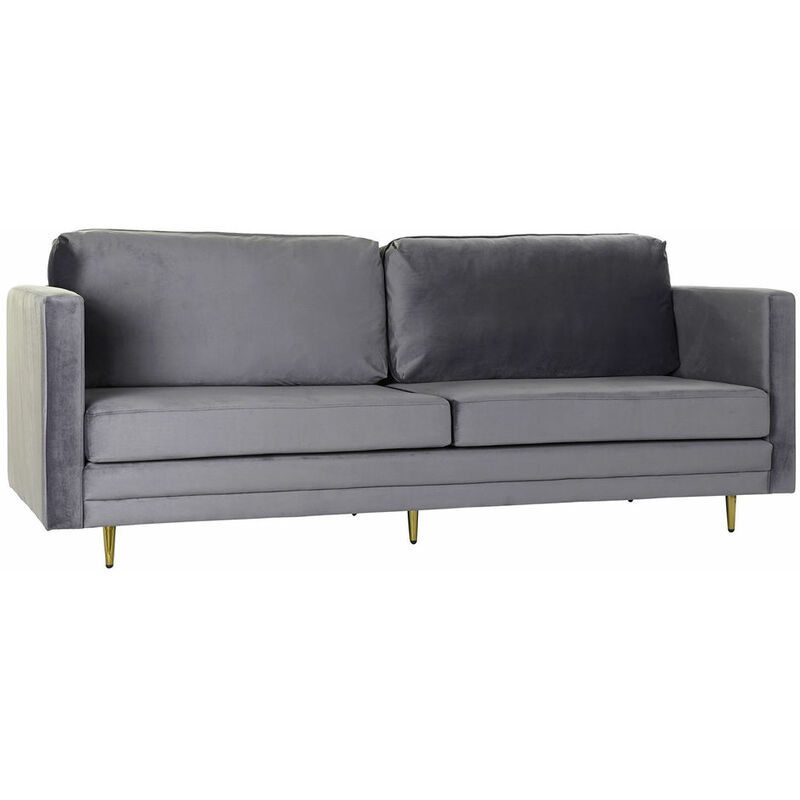 

Sofá DKD Home Decor Gris Poliéster Metal (210 x 82 x 90 cm)