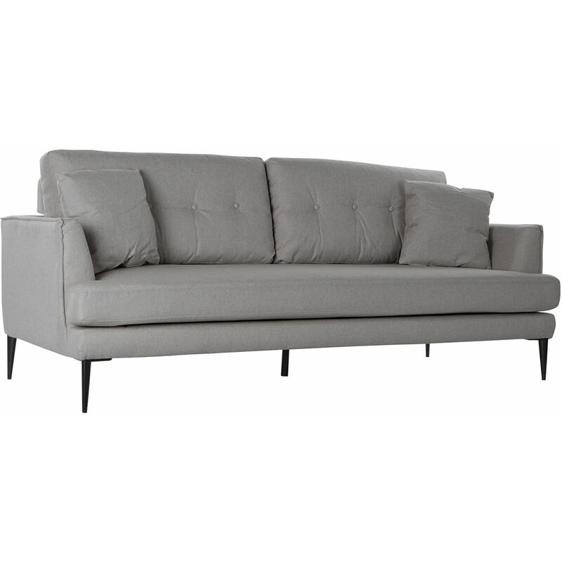 

Sofá DKD Home Decor Gris Poliéster Metal Moderno (198 x 84 x 85 cm)