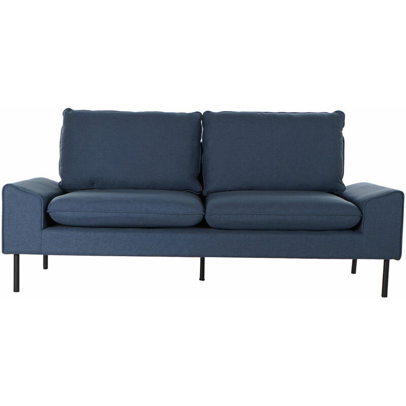 

Sofá DKD Home Decor Poliéster Metal Azul marino (197 x 82 x 90 cm)