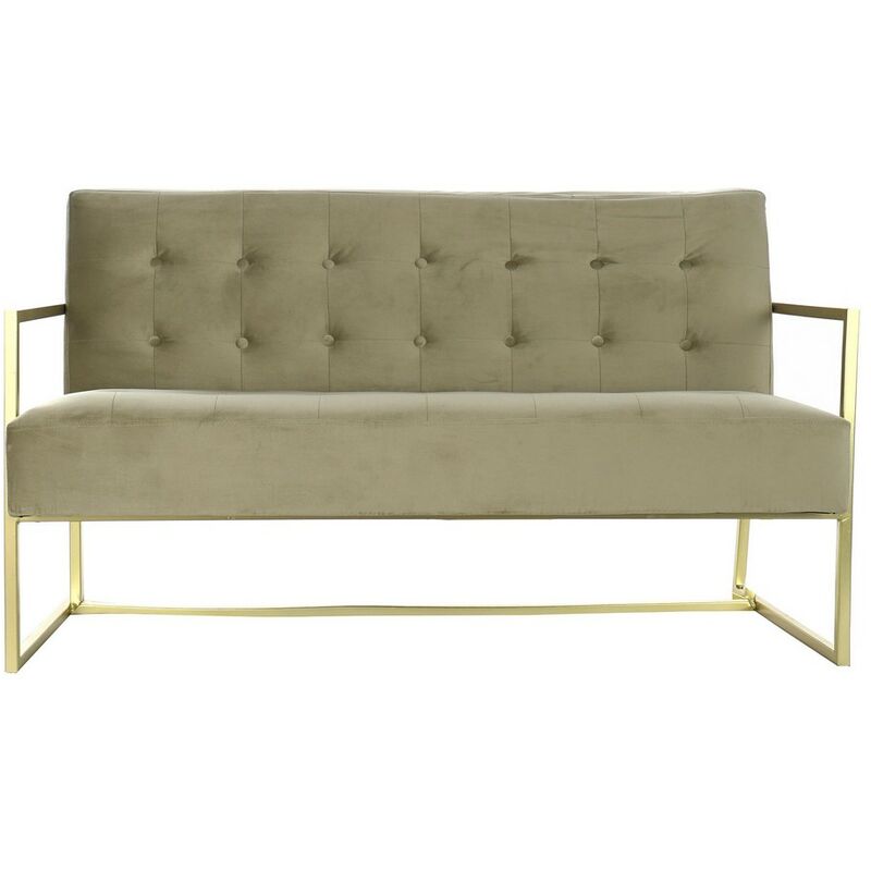 

Sofá DKD Home Decor Poliéster Metal Glam (128 x 70 x 76 cm)