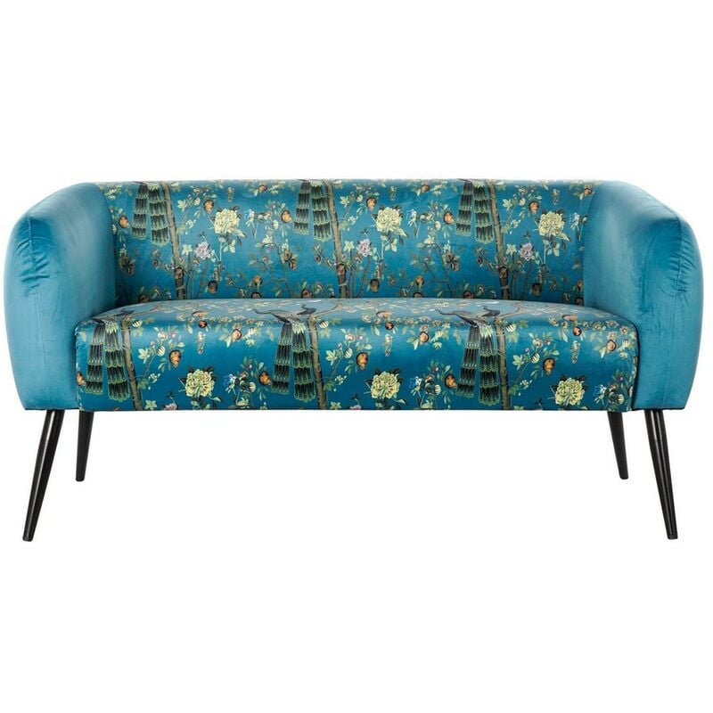 

Sofá DKD Home Decor Poliéster Metal Pavo real (140 x 71 x 71 cm)