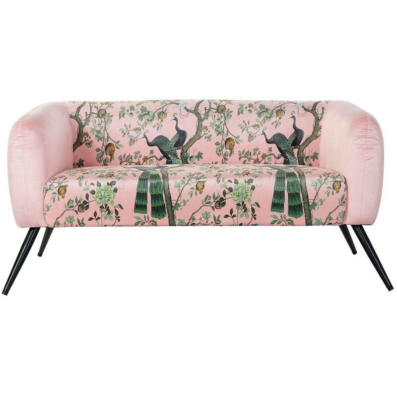 

Sofá DKD Home Decor Poliéster Metal Pavo real (140 x 71 x 71 cm)