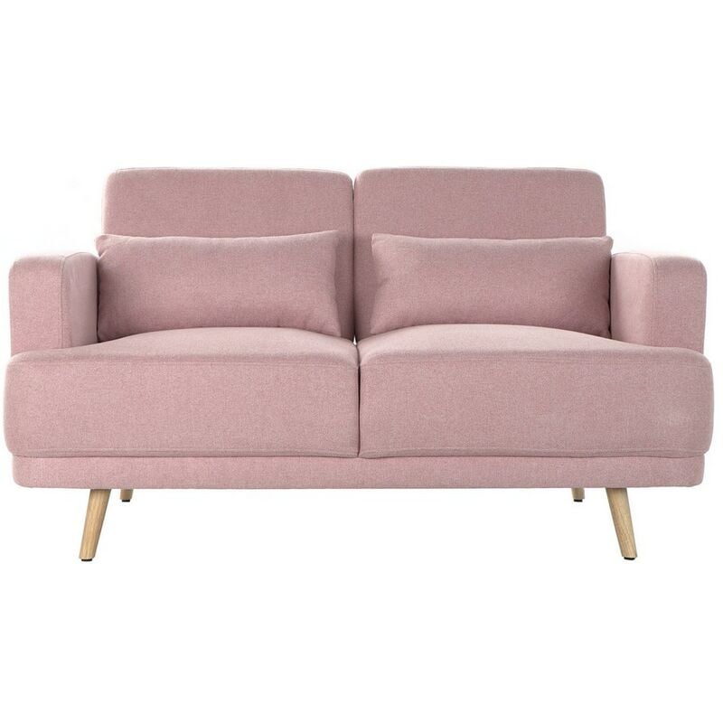 

Sofá DKD Home Decor Rosa Poliéster Madera Metal (135 x 70 x 76 cm)
