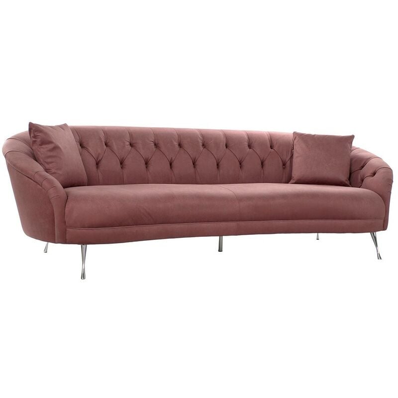 

Sofá DKD Home Decor Rosa Poliéster Metal (250 x 100 x 80 cm)