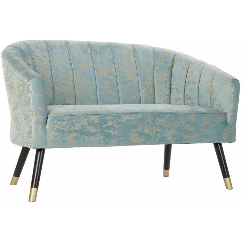 

Sofá DKD Home Decor Verde Poliéster Abedul Dorado Glam (124 x 73 x 80 cm)