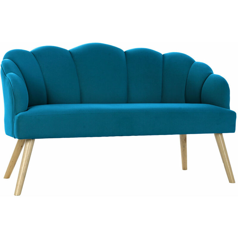 

Sofá DKD Home Decor Verde Poliéster Abedul Glam (126 x 67 x 77 cm)