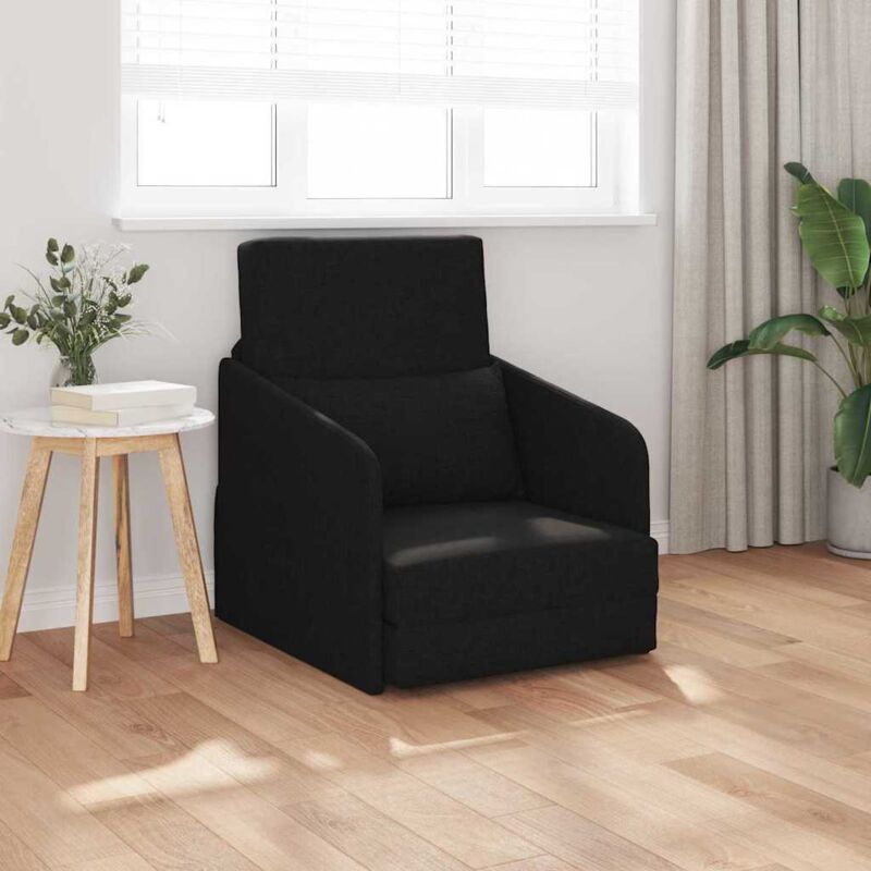 Sofa Bett Schwarz 65 X 80 X 83 Cm Stoff Vidaxl