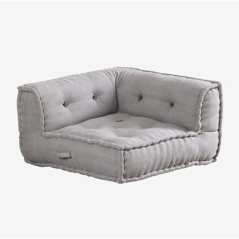 

Sofá Modular Esquinero en Algodón Dhel Gris Claro - Sklum