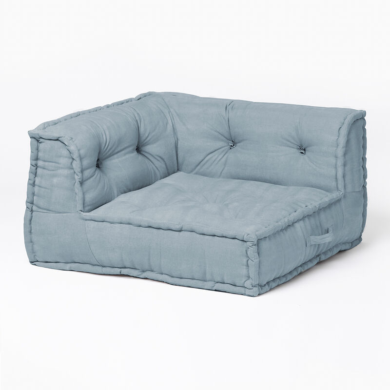 

Sofá Modular Esquinero en Algodón Dhel Azul Vintage - Sklum