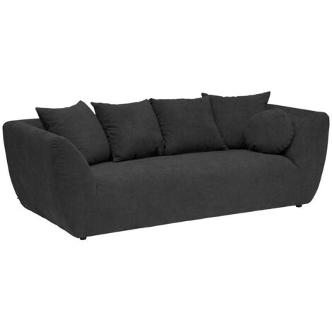 Sofa Floyd 3-Sitzer - dunkelgrau