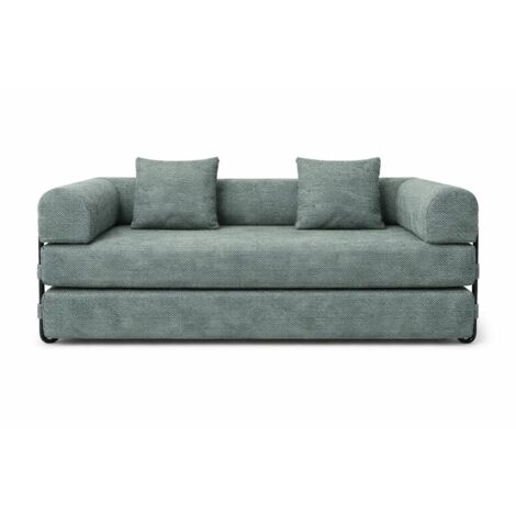 Sofa Foam Metal 200X90X64 Compres Verde