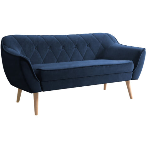 Sofá Glenview 107, Kronos 09, 140x74x75cm, Tapiz, Patas: Madera