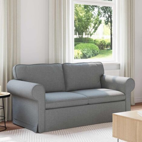 Sofá Gris Claro 175 x 82 x 80 cm tela