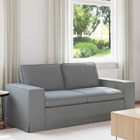 Sofá Gris Claro 182 x 80 x 82 cm tela