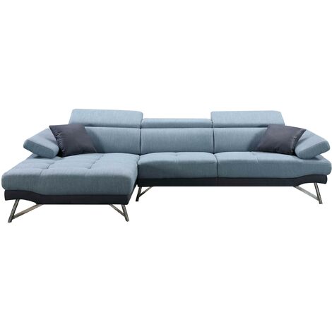 Sofa HHG-499, Couch Ecksofa L-Form 3-Sitzer, Liegefläche
