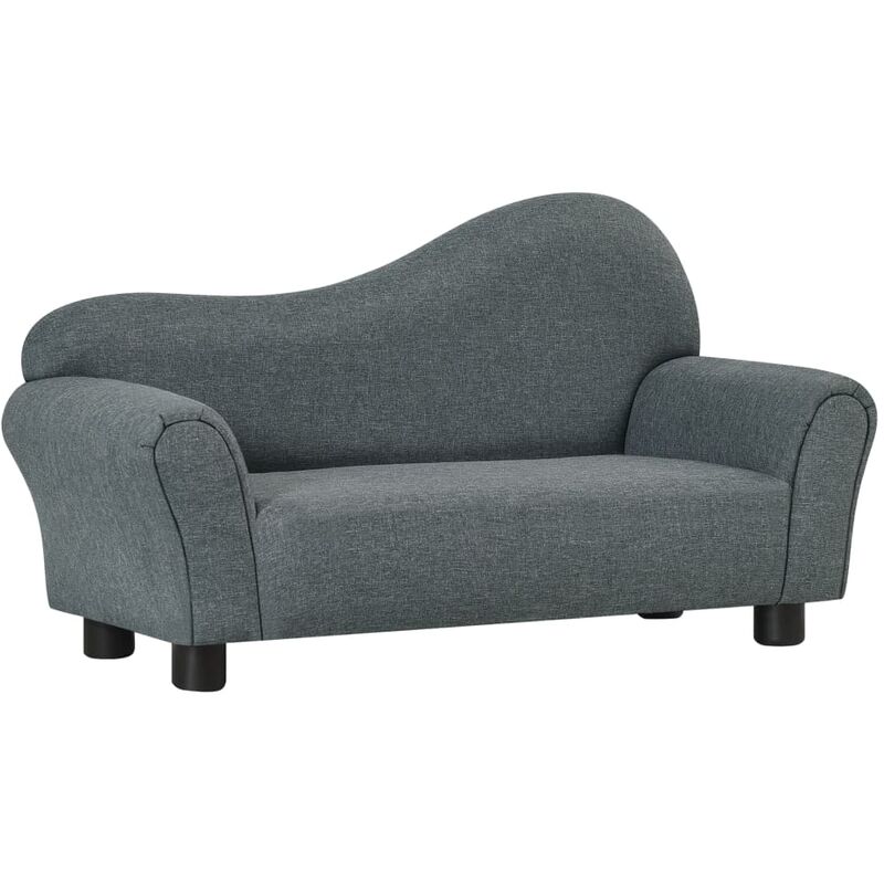 

Sofá infantil tela gris