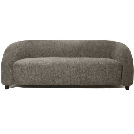 Sofa Madera Poliester 200X89X69 Gris Oscuro