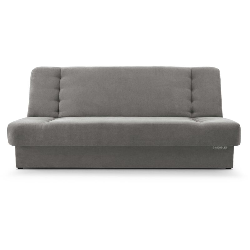 E-Meubles Sofa Mit Schlaffunktion Und Bettkasten, Kippsofa Klappsofa Schlafsofa Clic-clack Couch Für Wohnzimmer Federkern Sofagarnitur Polstersofa - Cyprus