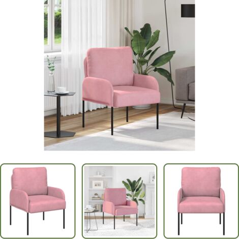 Sofá moderno -  Sofás con cojín 55cm Rosa Madera contrachapada
