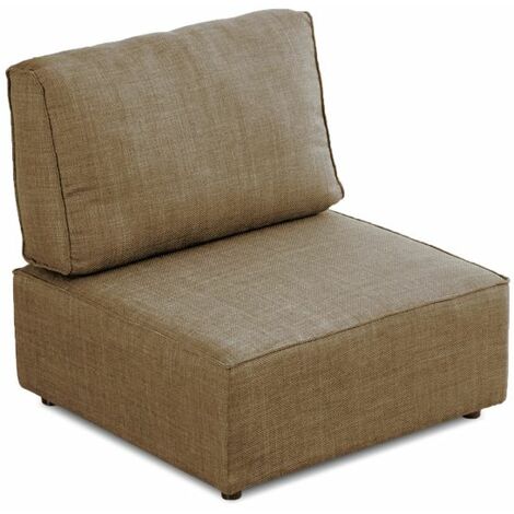 Sofá modular 1 plaza Cubiq Beige (ancho) x 93cm (alto)