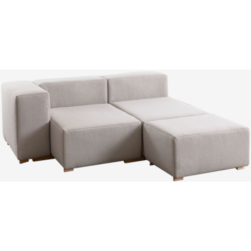 

Sofá Modular Chaise Longue de 3 Piezas con 1 Reposabrazos Robert SKLUM - Beige Crema
