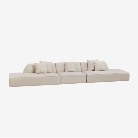 Sofá modular de 3 piezas con doble diván tapizado Cardea SKLUM             