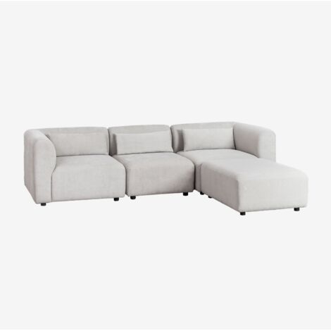 Sofá modular de 3 piezas con puff Fogler SKLUM             