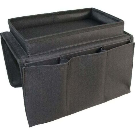 Sofa-Organizer für Sofaarmlehne, XU, Fernbedienungshalter, Aufbewahrungstasche mit Becherhalter für Tablet, Handy, Buch, Zeitschriften - KZQ