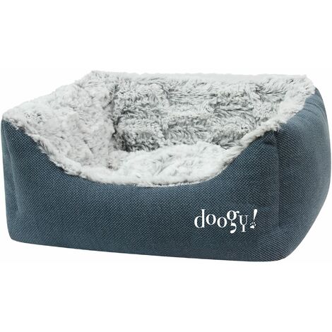 DOOGY FASHION Sofa ouatinée Doogy Whooly bleu : Grand modèle