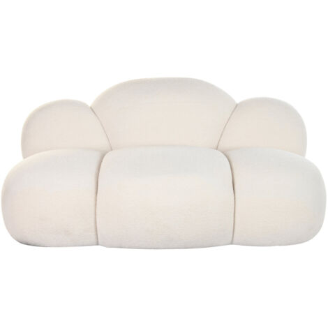 Sofa Poliester 149X76X77 Nube Borreguito Blanco