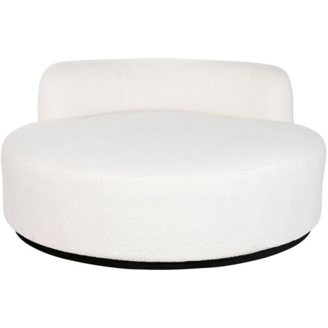 Sofa Poliester 150X150X69 Borreguito Blanco