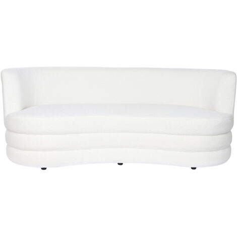 Sofa Poliester 193X92X79 Borreguito Blanco