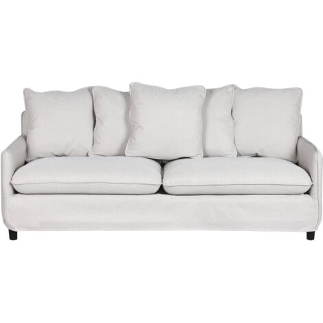 Sofa Poliester 196X85X90 Beige