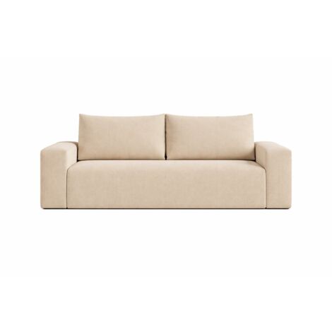 Sofa Poliester Foam 180X90X64 Beige