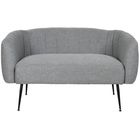 Sofa Poliester Metal 129X75X73 Gris