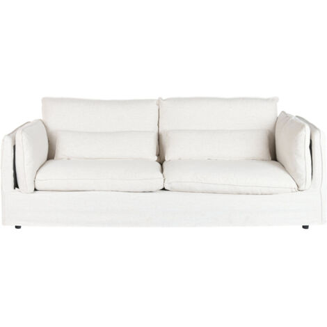 Sofa Poliester Pluma 230X98X90 Blanco Roto