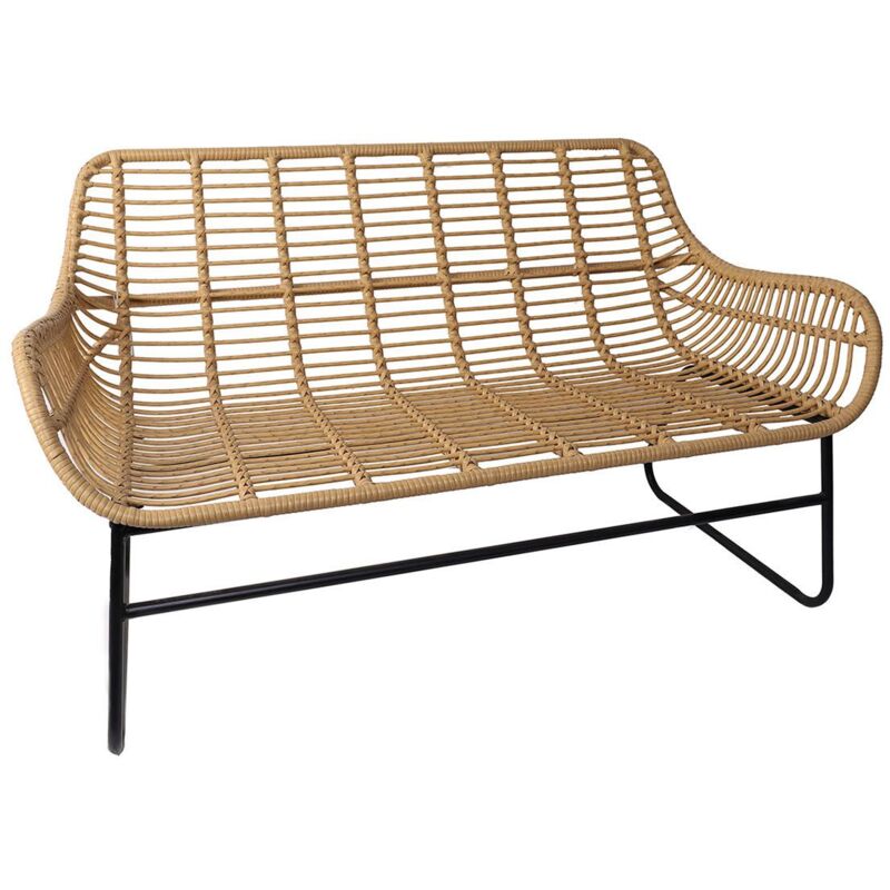 

Sofá Raffles En Ratán De 120 C Ancho: 120 Cm X Largo: X Alto: 77 Cm | Altura Del