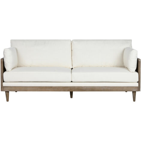 Sofa Ratan Poliester 208X86X88 Marron