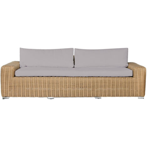 Sofa Ratan Sintetico Poliester 222X87X63