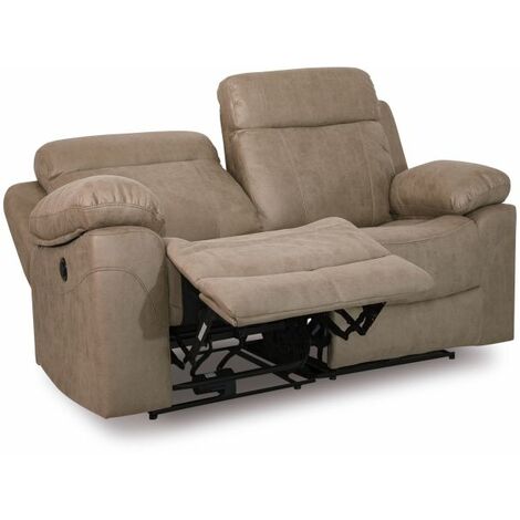 Sofá relax 2 plazas Nellie Cemento (ancho) x 102cm (alto)