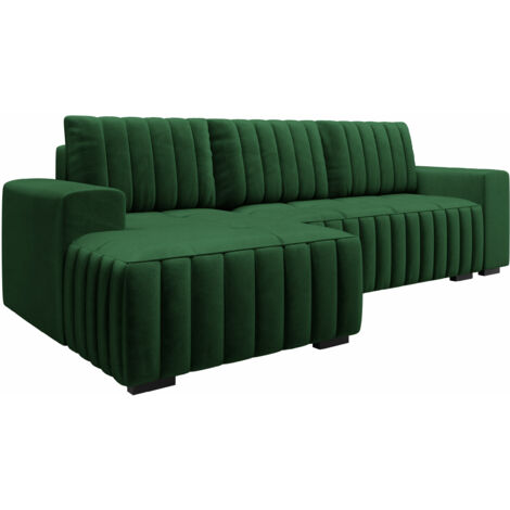 Sofá rinconero Columbus 154, Manila 35, Función de descanso, Almacenaje, 240x140x85cm, 0