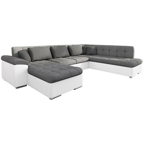 Sofá rinconero Comfivo 140, Soft 017 + Lux 05 + Lux 06, Función de descanso, 348x205x76cm, 0